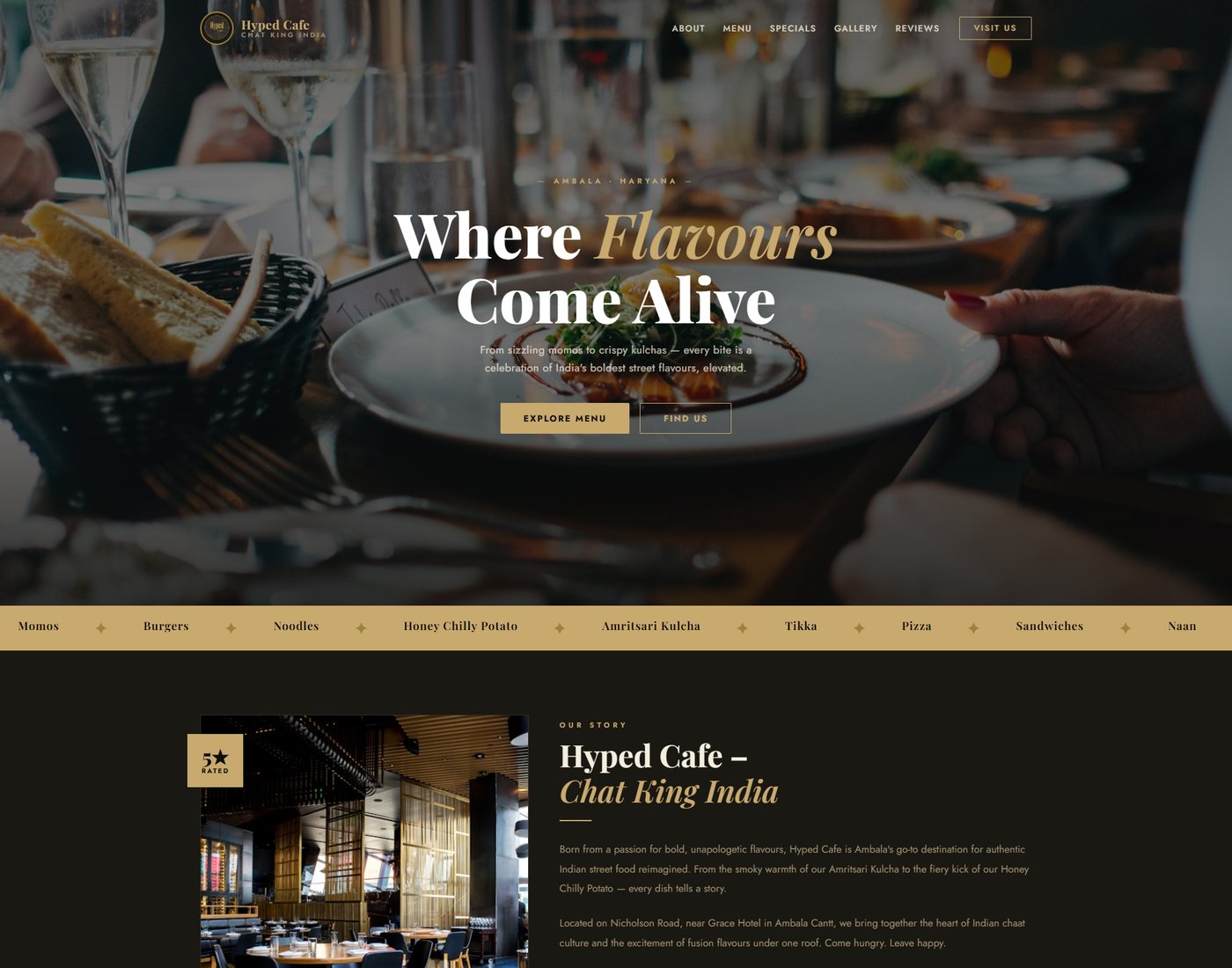 Hyped Cafe Ambala