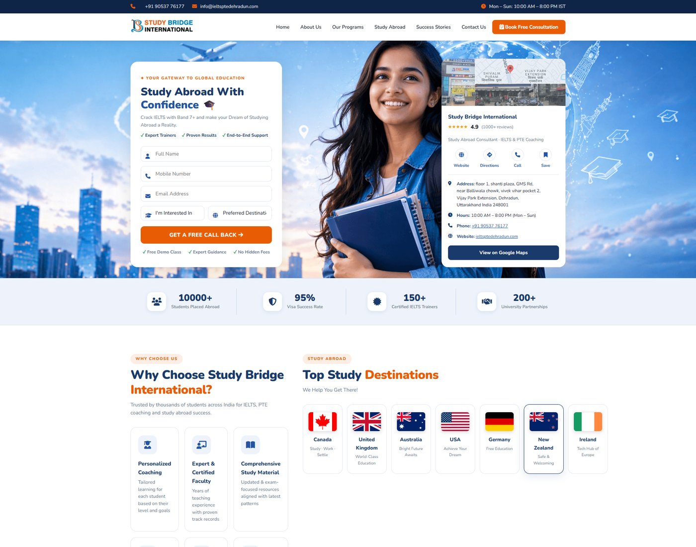 Study Bridge IELTS Coaching