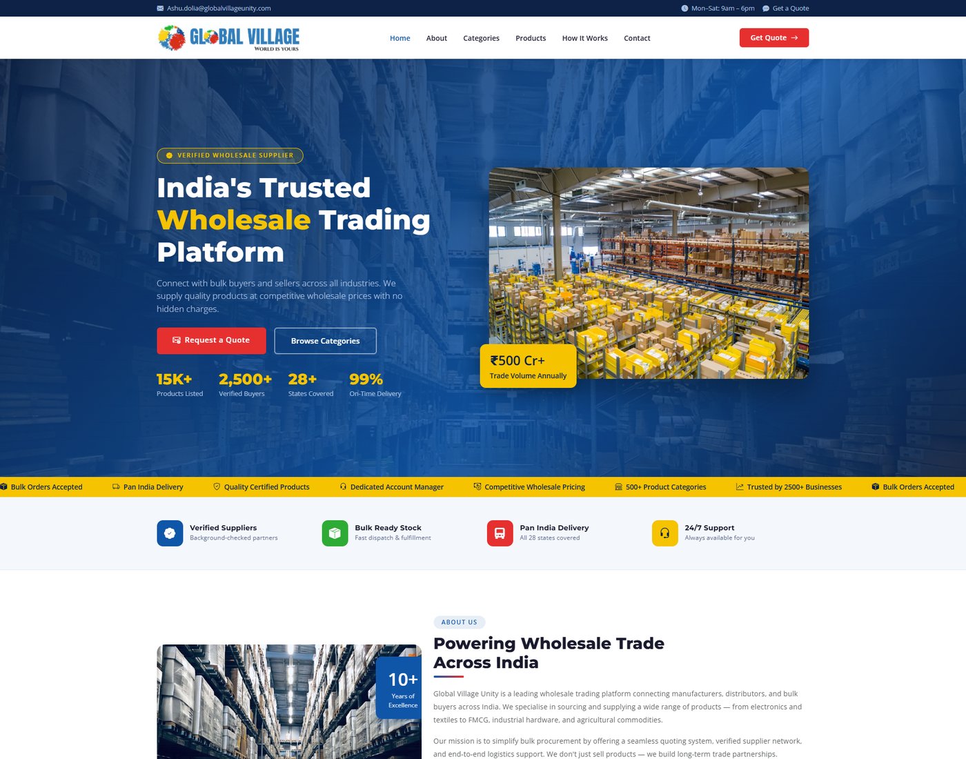 Wholesale Trading Platform